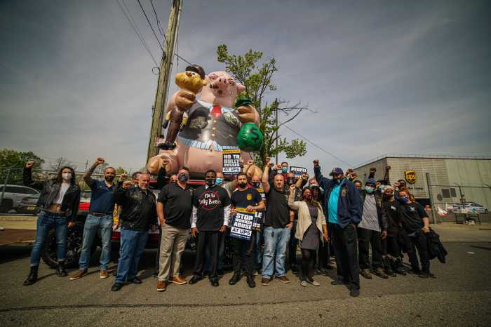 Unloved labor: Teamsters rally in Queens in support of fired UPS employees 3