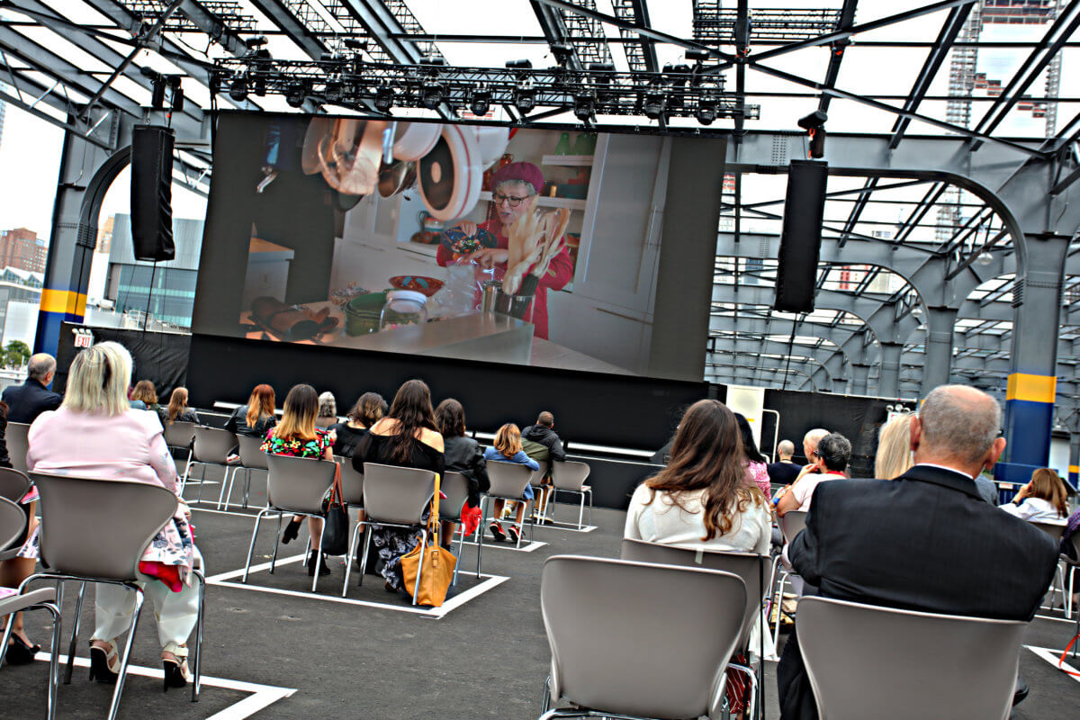 Rita Moreno walks the Tribeca Festival red carpet for the premiere of new documentary 9