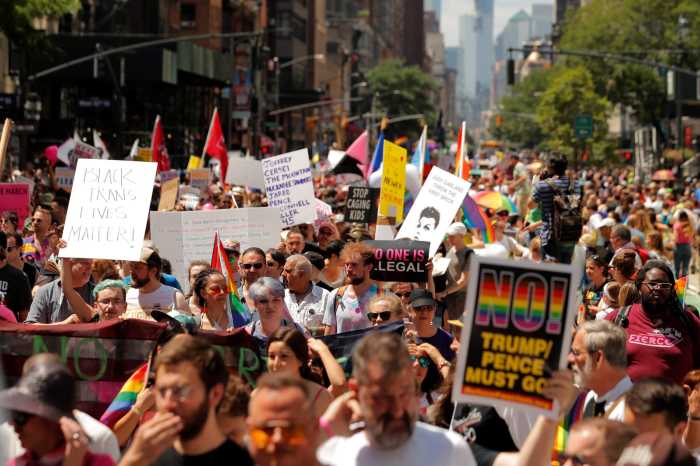 Competing Pride marches - one virtual, one in-person - step off in New York 2