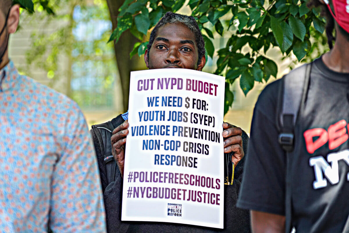 Protesters demand the $1B defund the NYPD promise be kept 7
