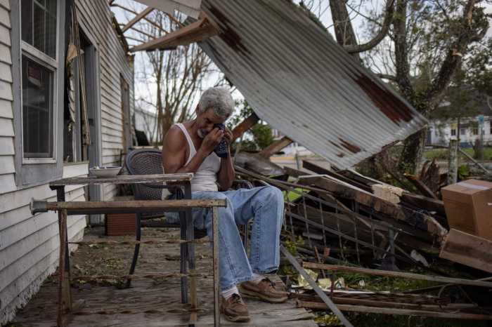 'I need help': Louisiana man rides out Storm Ida in destroyed home 7