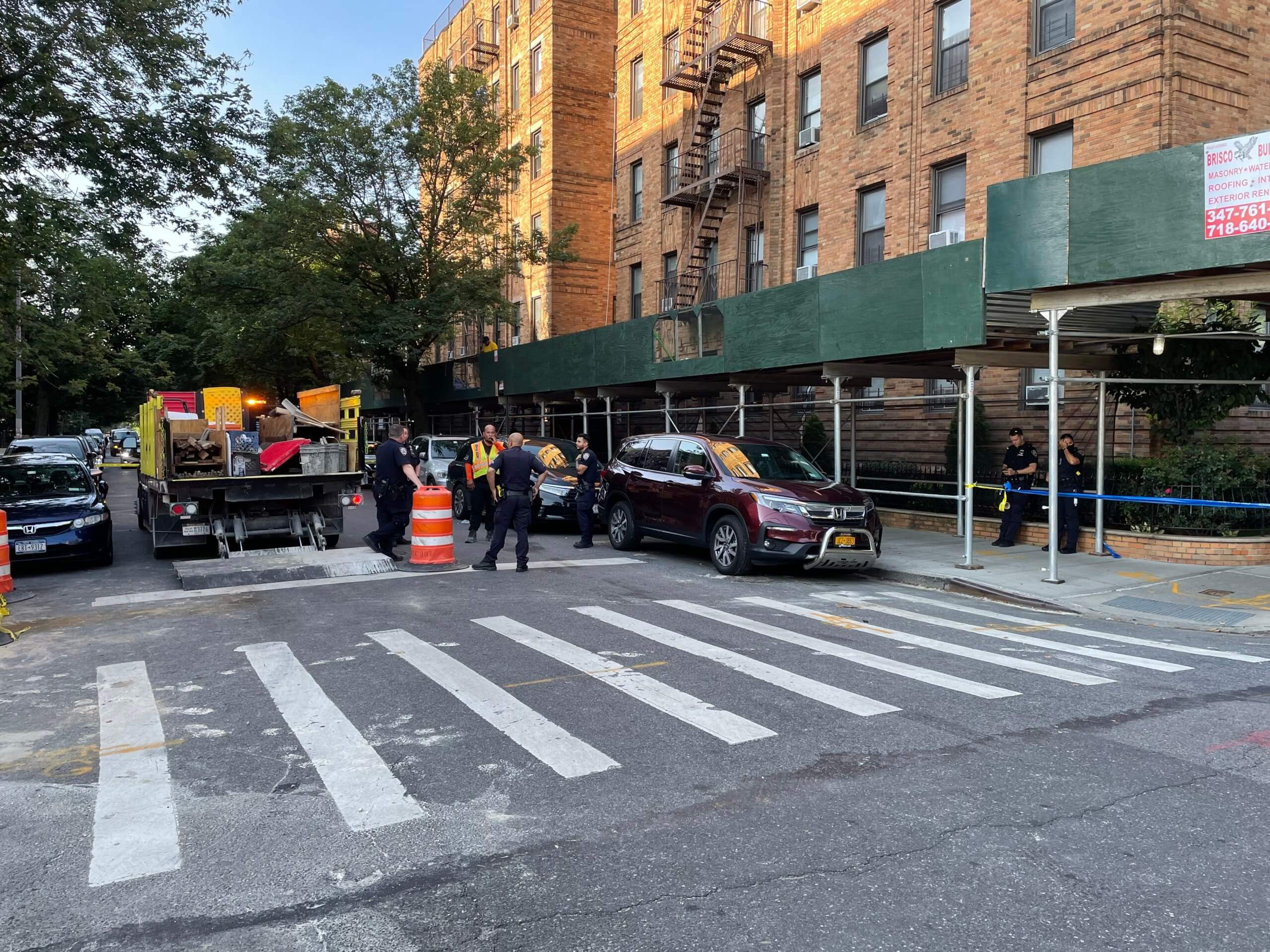DOT worker shot in chest with BB gun while working on sidewalk in Brooklyn 5