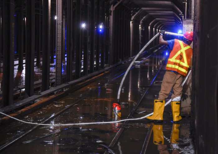 Heavy rain floods several subway tracks in Brooklyn, Manhattan ahead of Tropical Storm Henri 4