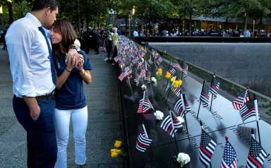 PHOTOS: Tears of grief and remembrance at 9/11 memorial on 20th anniversary of attacks 16 20th anniversary of September 11 attacks