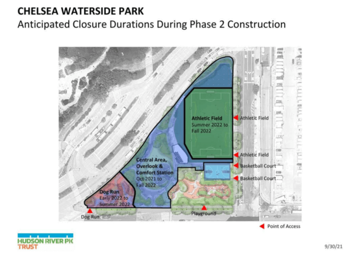 Chelsea Waterside Park.