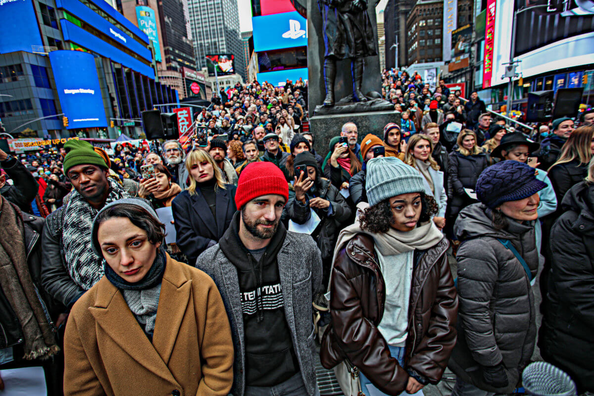 Sunday in the Square for Stephen: Broadway stars sing a swan song on Great White Way for legendary Sondheim 13