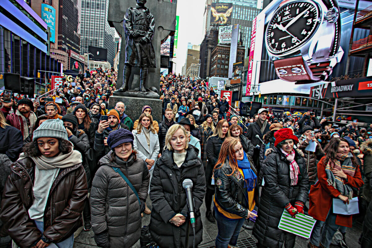 Sunday in the Square for Stephen: Broadway stars sing a swan song on Great White Way for legendary Sondheim 12