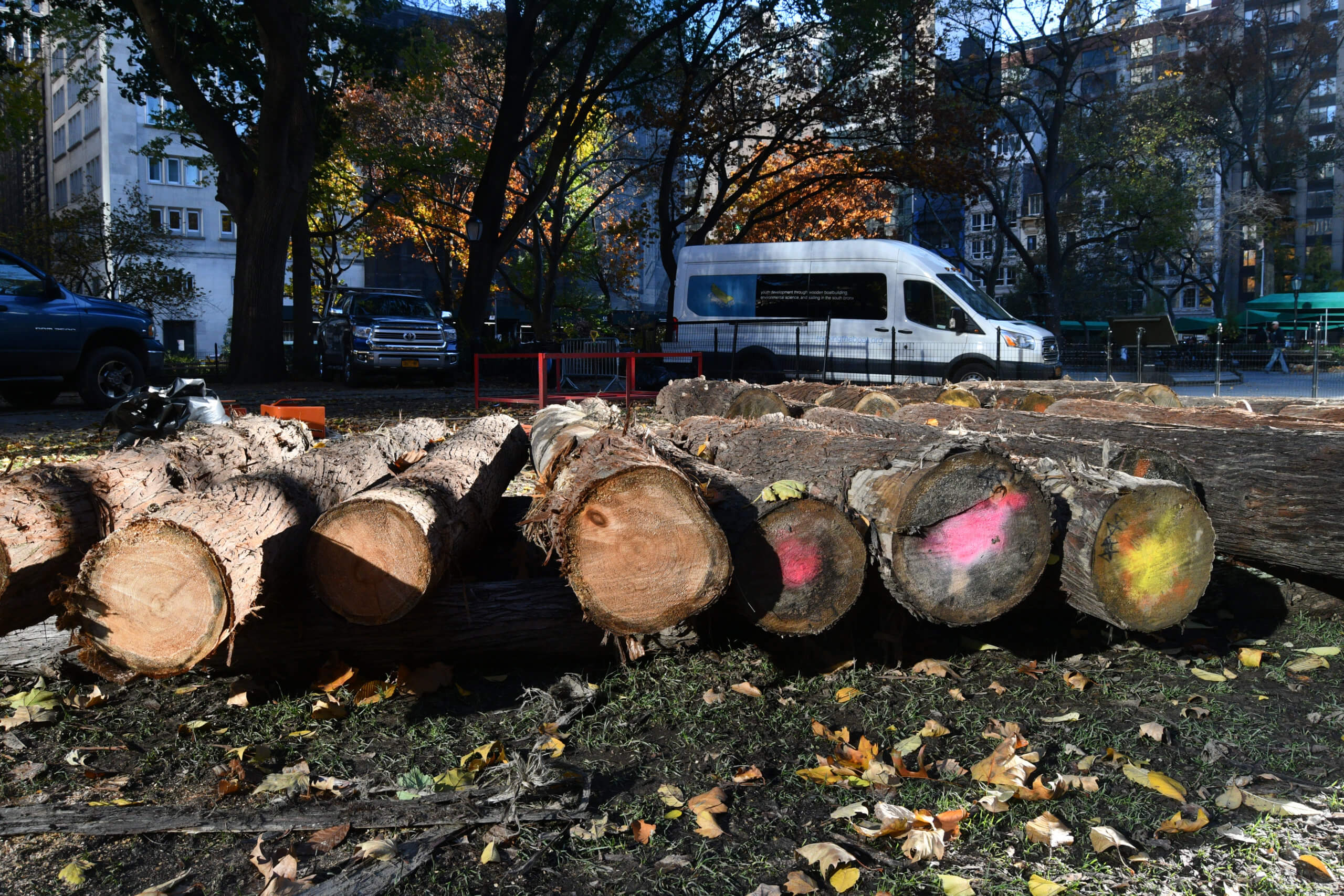 Wood from Madison Square Park art installation donated to Bronx-based organization working to empower youth 9