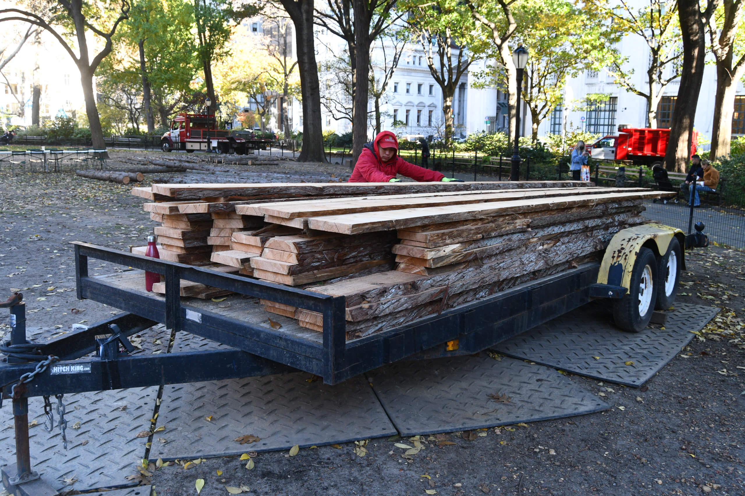 Wood from Madison Square Park art installation donated to Bronx-based organization working to empower youth 8