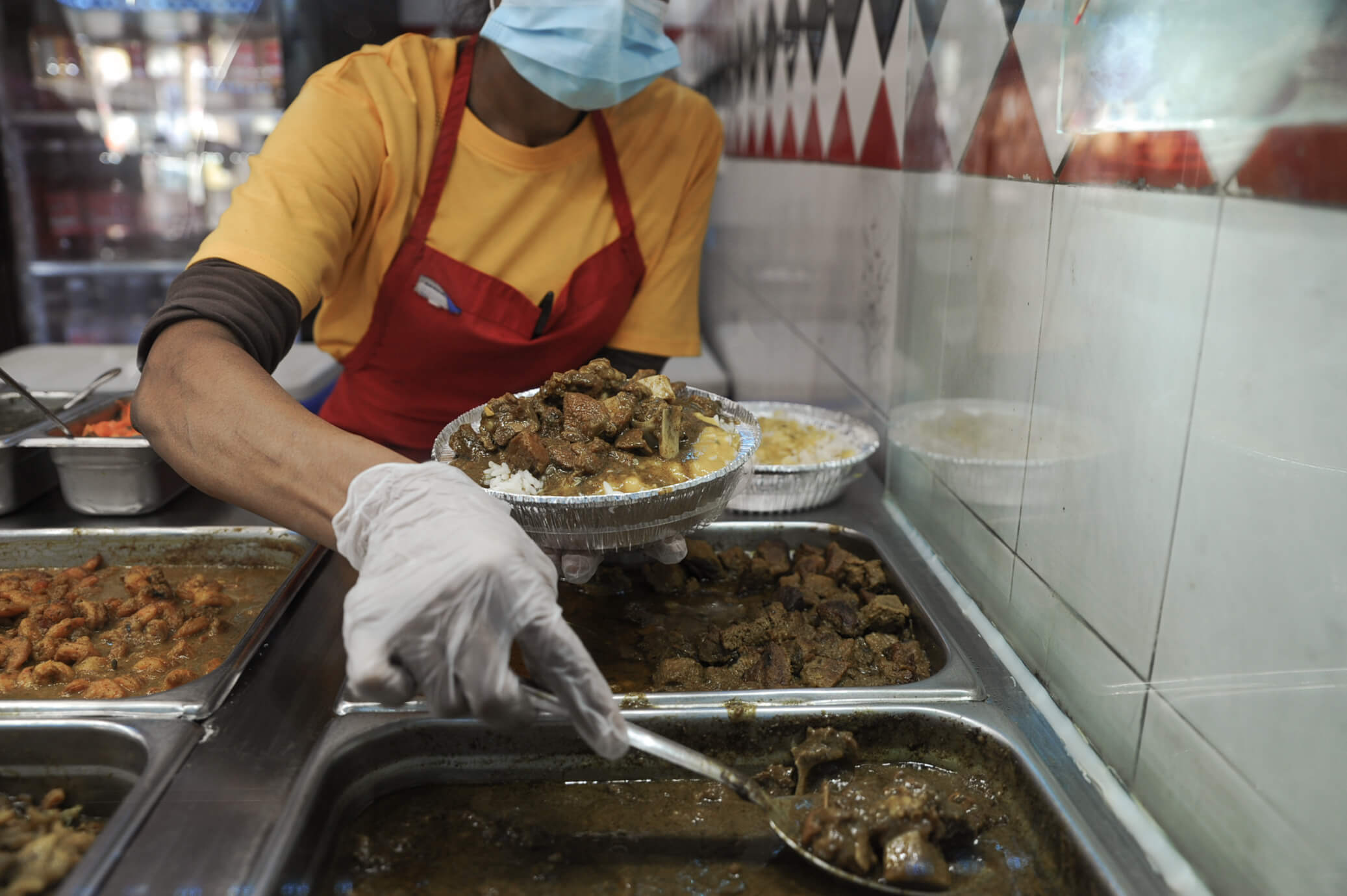 Employee of the Singh's Roti Shop