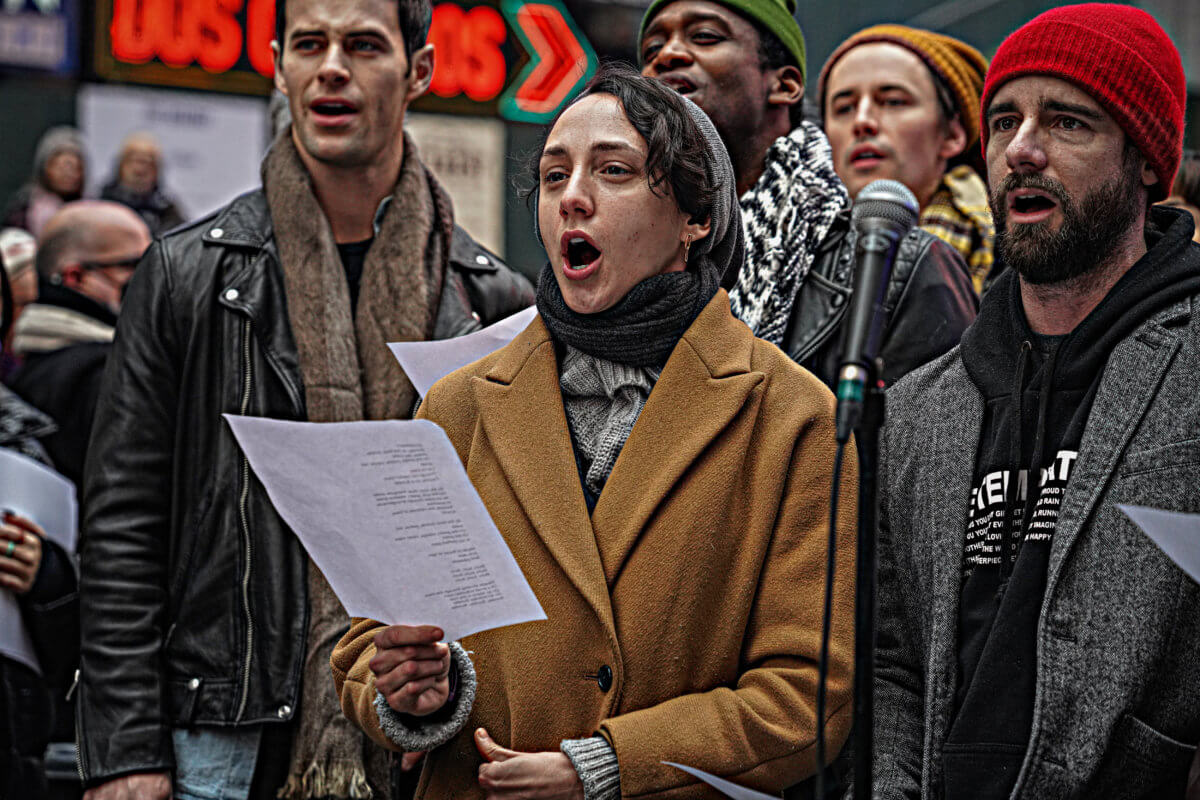 Sunday in the Square for Stephen: Broadway stars sing a swan song on Great White Way for legendary Sondheim 18