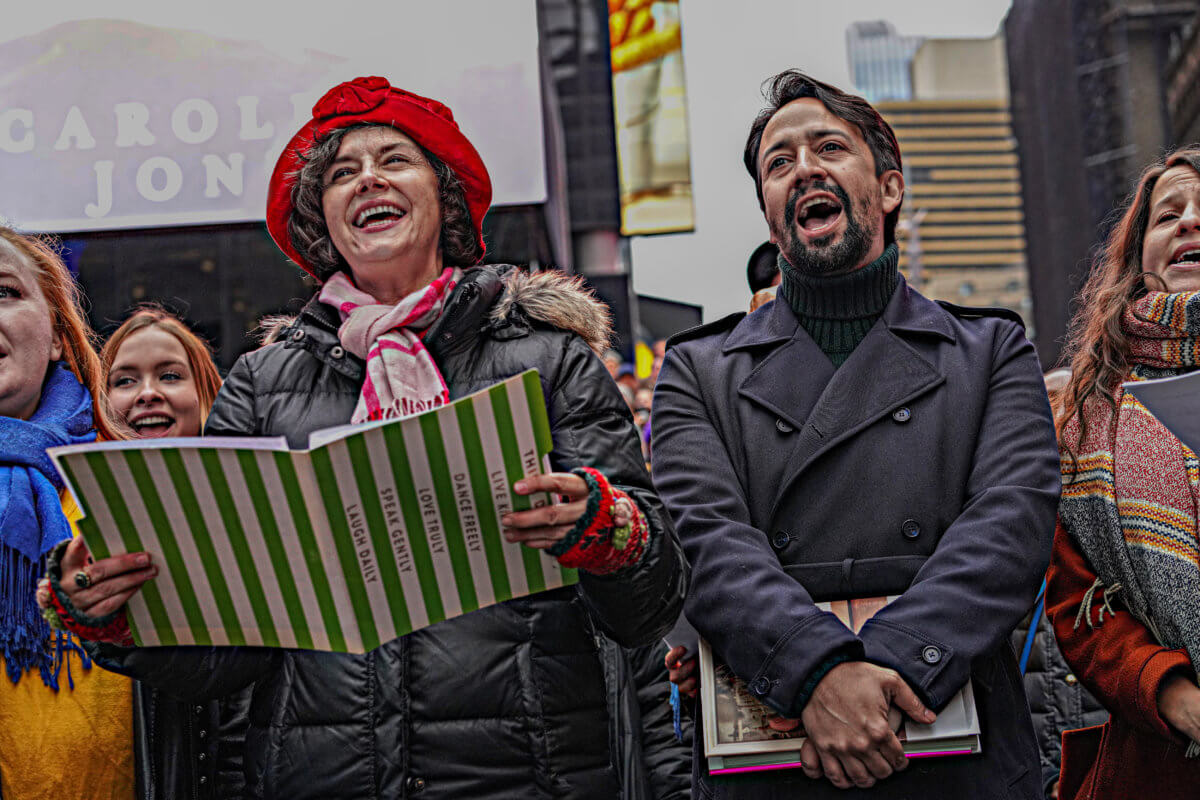 Sunday in the Square for Stephen: Broadway stars sing a swan song on Great White Way for legendary Sondheim 17