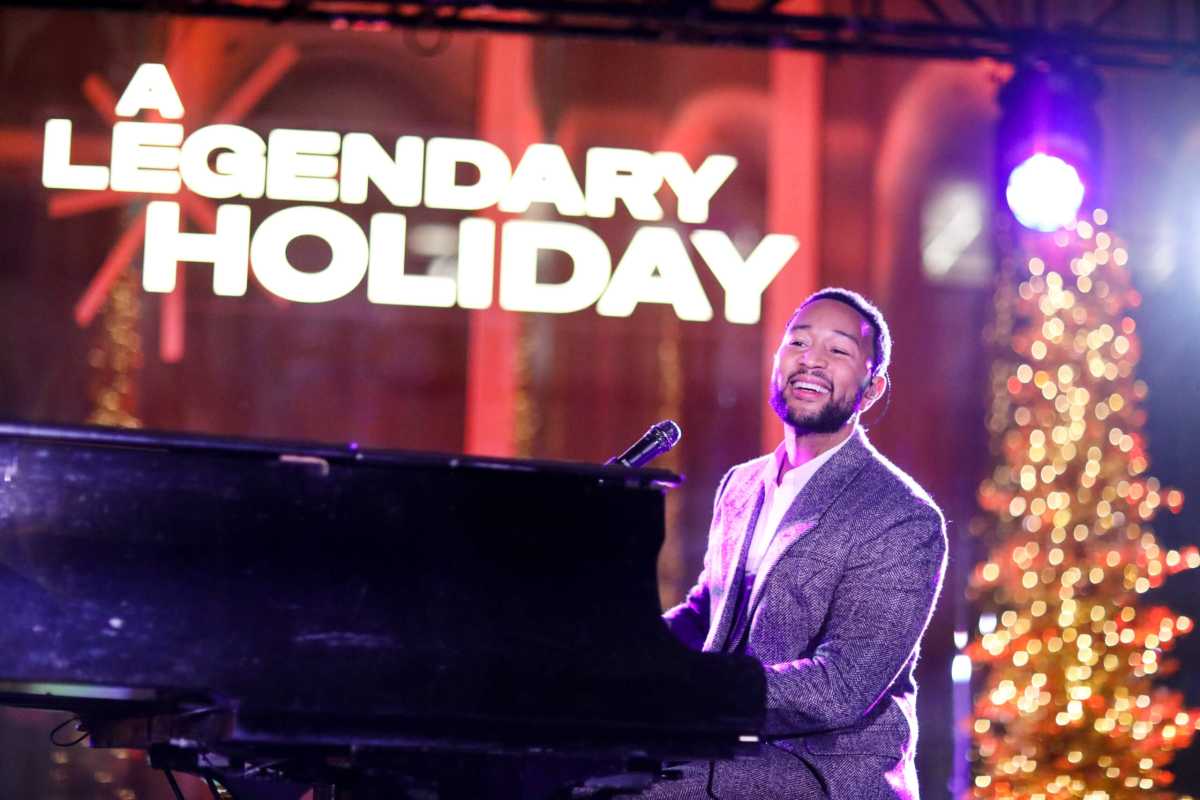 John Legend rocked the stage at Nordstrom's 'legendary' NYC holiday bash 7 Nordstrom Celebrates a Legendary Holiday with John Legend and Sperry