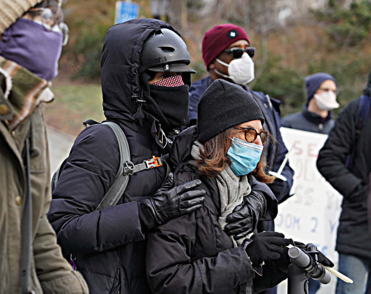 'Our democracy is sacred': Candlelight vigil on Upper East Side remembers Jan. 6 Capitol attack 13