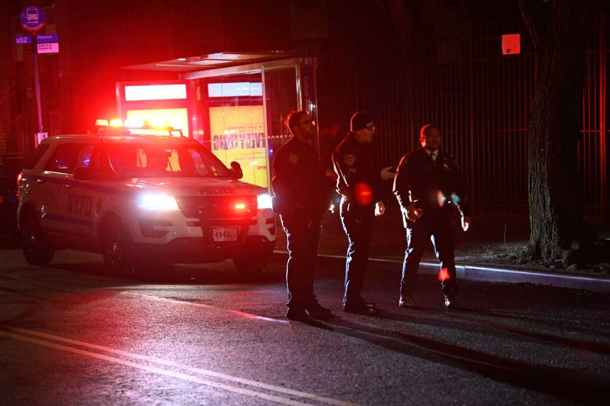 81 Precinct Officers investigate a shooting of a 34 year old man.