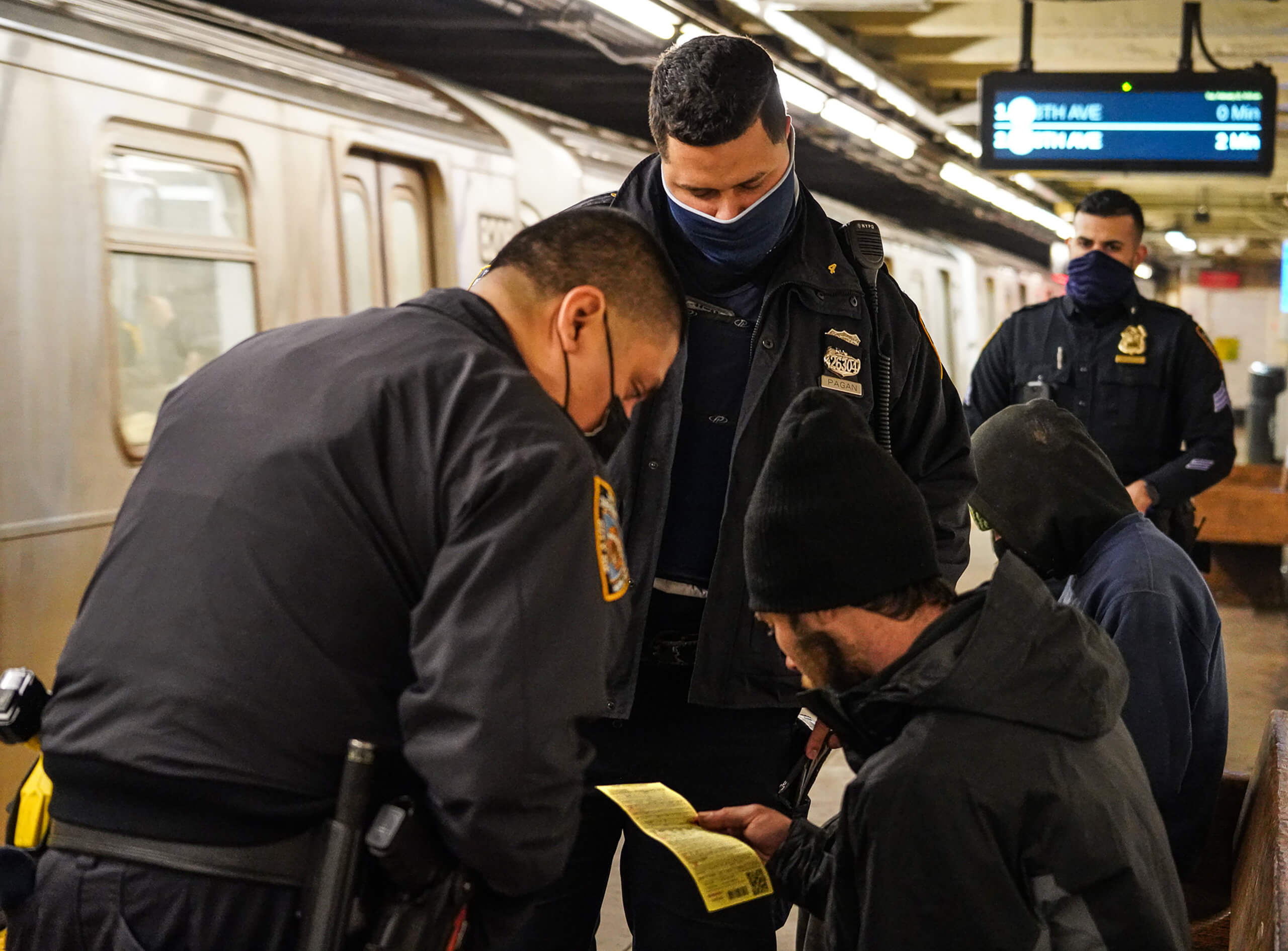 Not safe anywhere: NYC's homeless residents, advocates decry dangerous shelter and street conditions 10 homeless man looks over his summons