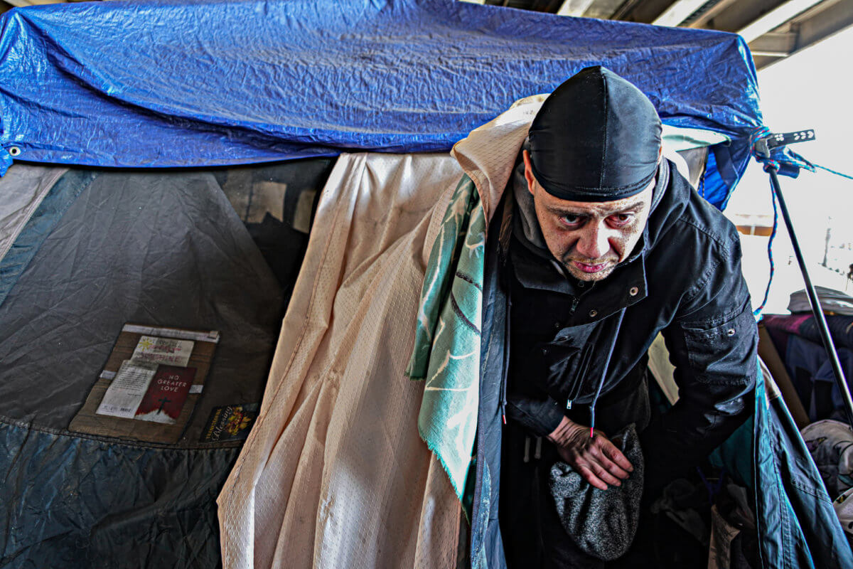 'It's like out of a dystopian movie': Inside an emotional city raid on a Brooklyn homeless encampment 21