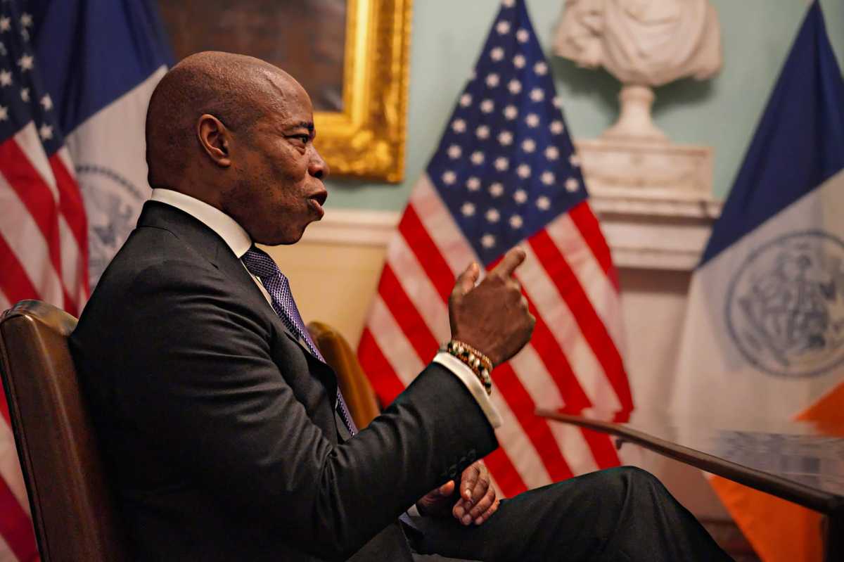 Mayor Eric Adams.