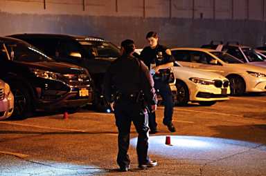 Shooting in the East Village