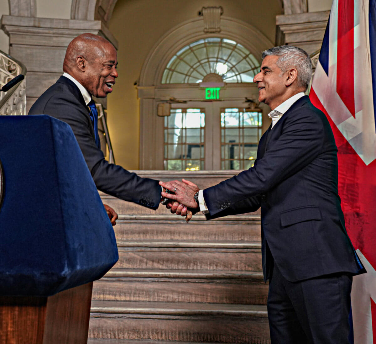 London calling: Mayor Adams and London Mayor Khan discuss tourism and address climate crisis 7