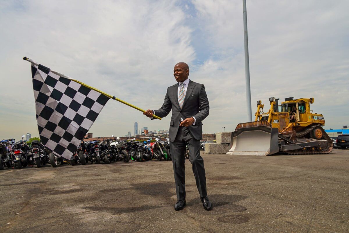 Crush 'em! NYPD flattens more dirt bikes, ATVs in Brooklyn while touting ongoing crackdown 16