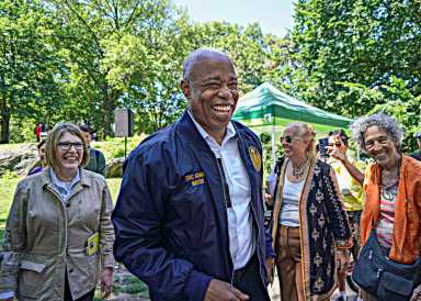 Mayor Eric Adams is teaming up with Planet Fitness