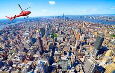 Helicopter noise over Manhattan