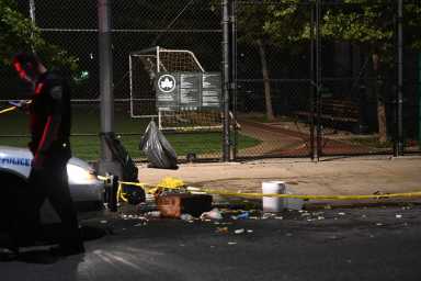 Woman arrested after burning three people with oil during dispute at Brooklyn playground 27 DSC_0718
