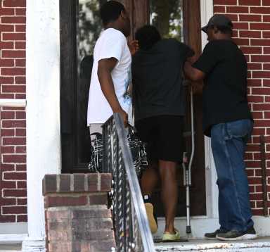 Good Samaritan returns home after being shot in foot during Upper West Side robbery 45 Photo Aug 08, 1 36 05 PM