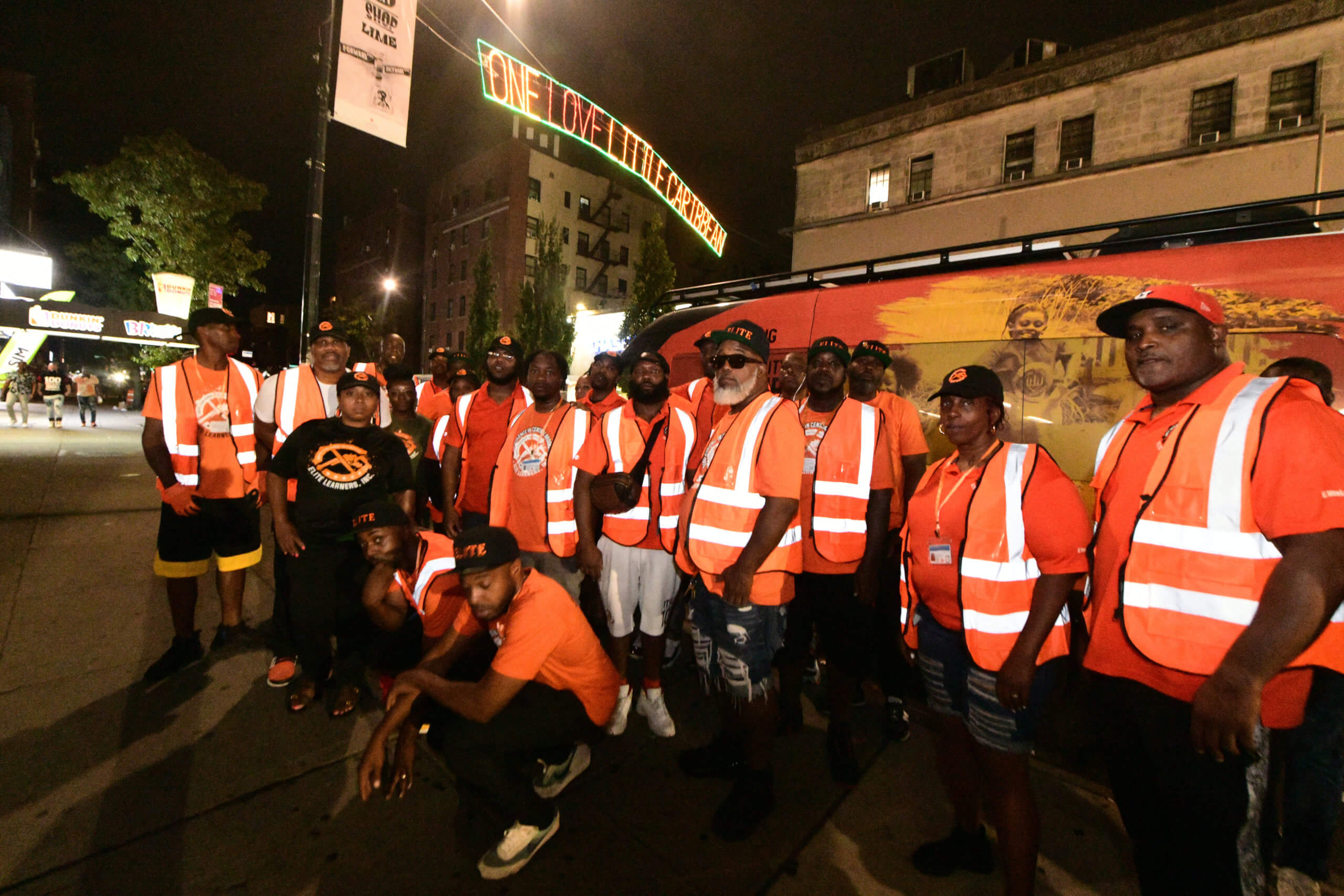J'Ouvert in Brooklyn: While celebration was peaceful inside, alcohol-fueled disturbances spoiled the fun outside 11 Elite Learners Inc came out in force to keep the peace for JÕOouvert.Ó