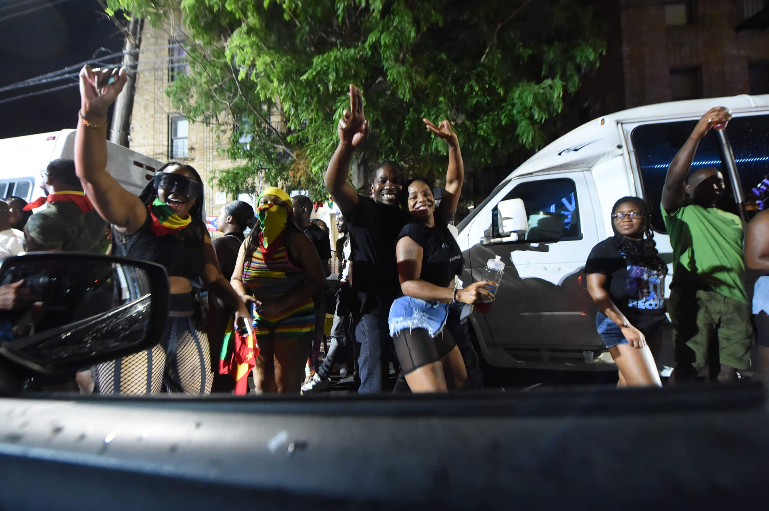 J'Ouvert in Brooklyn: While celebration was peaceful inside, alcohol-fueled disturbances spoiled the fun outside 13 Revelers block part of Lenox Road