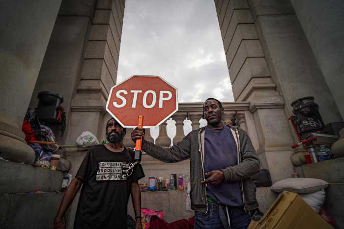 Inside the latest sweep of a massive Manhattan homeless encampment reduced to a garbage heap 9