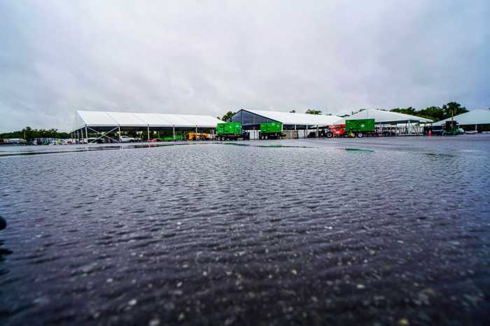 Orchard Beach migrant shelter site abandoned