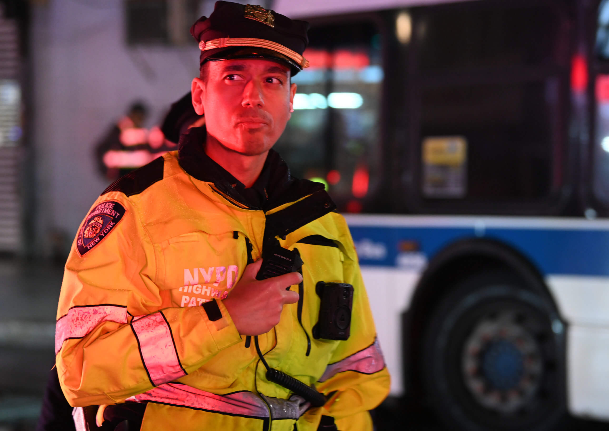 A highway police officer