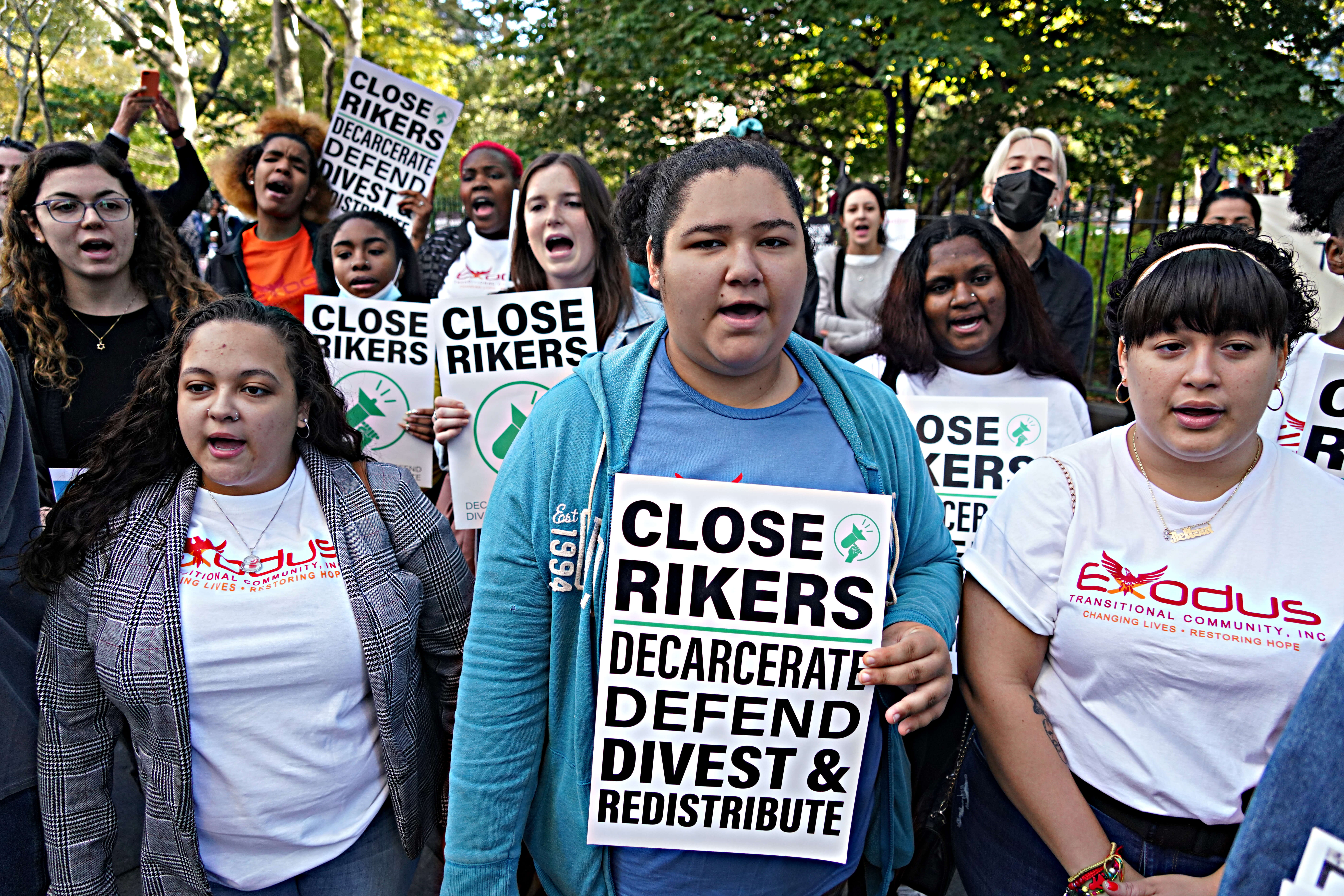 18 hours of action: Rikers Island closure demands repeated at Lower Manhattan protest 11