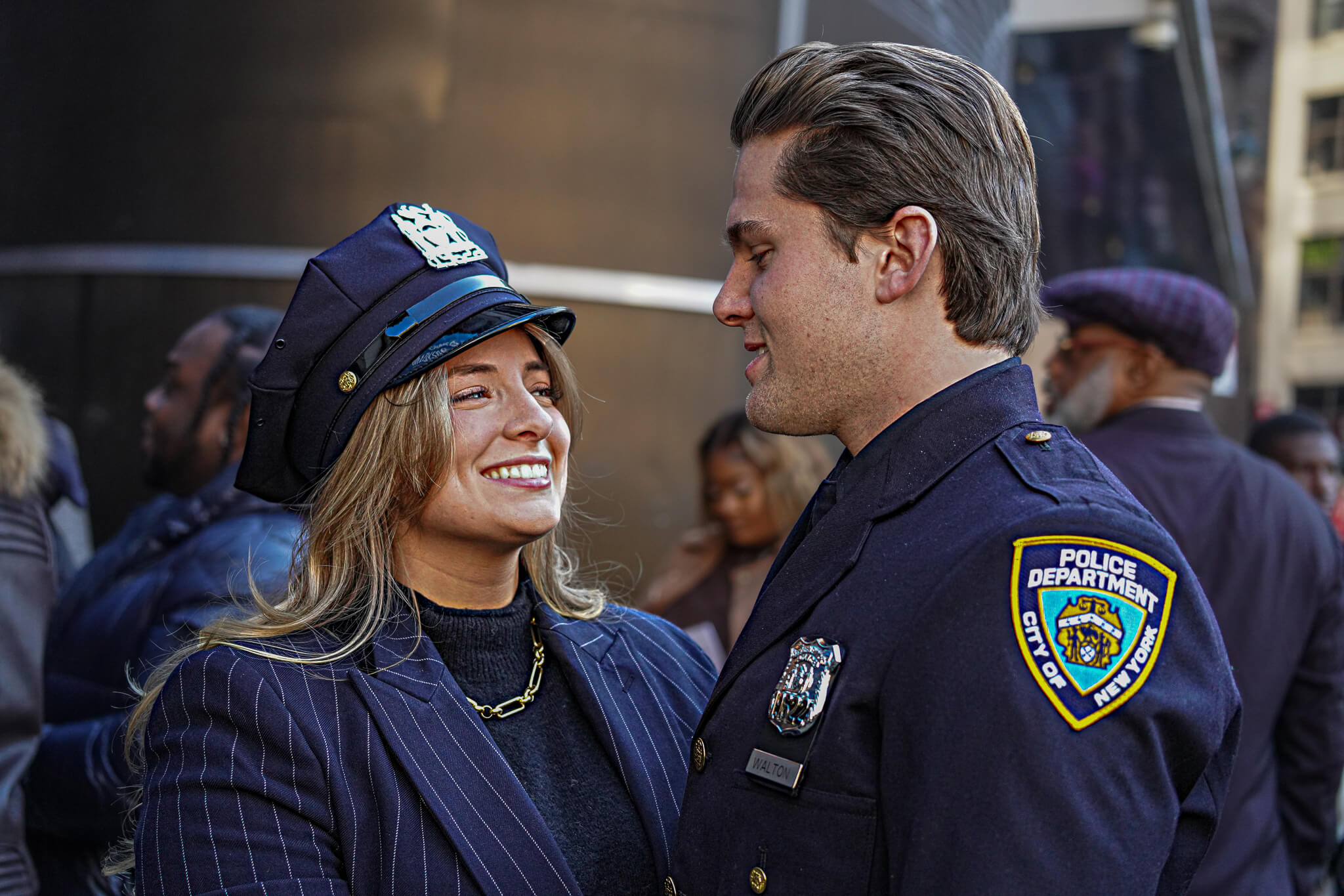 NYPD welcomes hundreds of new multicultural officers at Manhattan graduation ceremony 13 Newly Graduated Officer with Family
