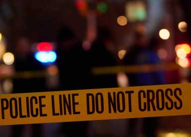 Man fatally stabbed inside stairwell of an Upper West Side apartment building 23 Police crime scene tape.