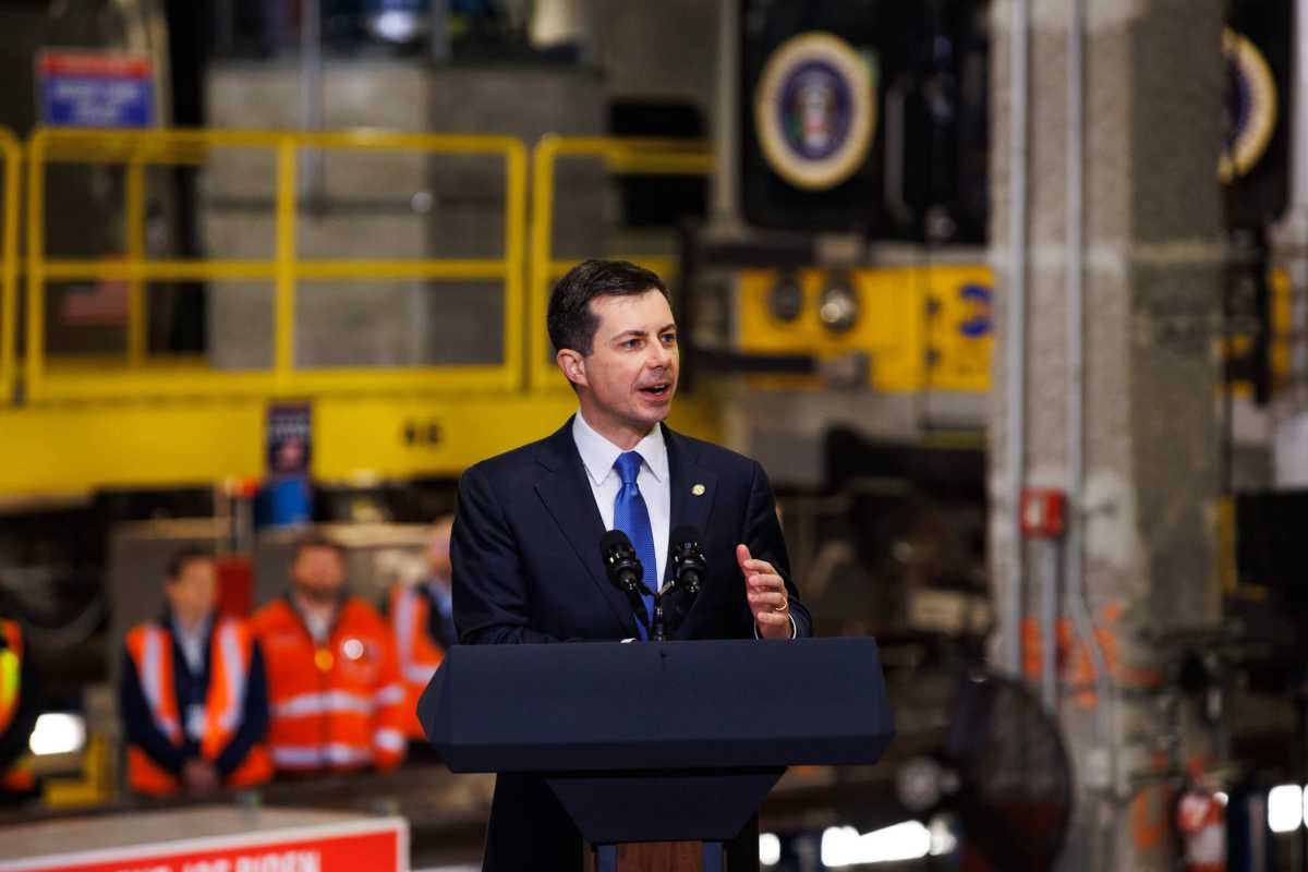 Transportation Secretary Pete Buttigieg
