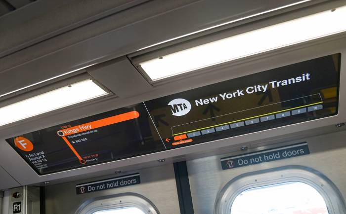 Commute of the Future: MTA will onboard brand new R211 subway cars into passenger service this year 9 The R211 features redesigned digital displays with more info on stations