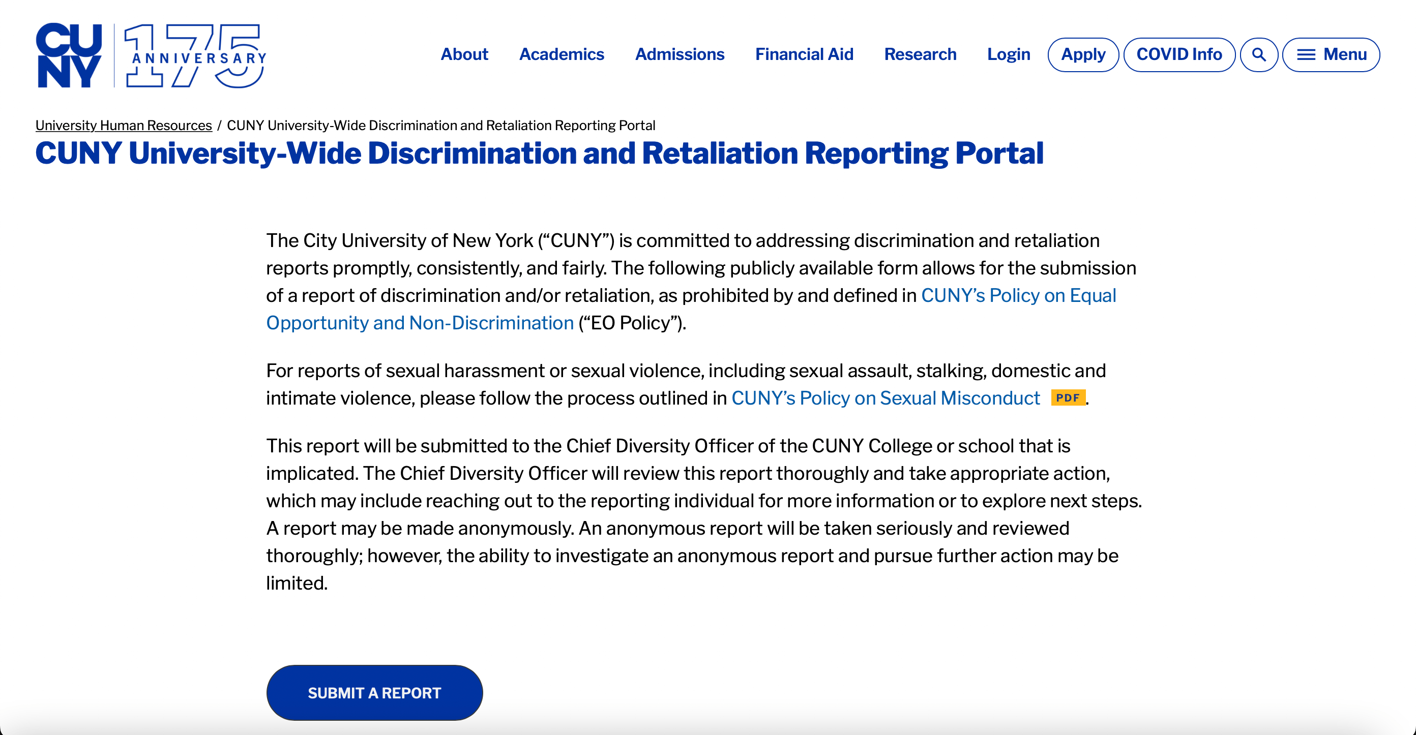 CUNY announces new portal for students and staff to report discrimination and hate 4