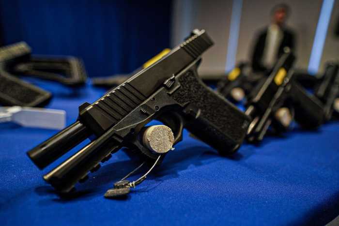 Manhattan DA calls on 3D printing companies to deter creation of ghost guns 5 A ghost gun seized during an investigation in NYC.