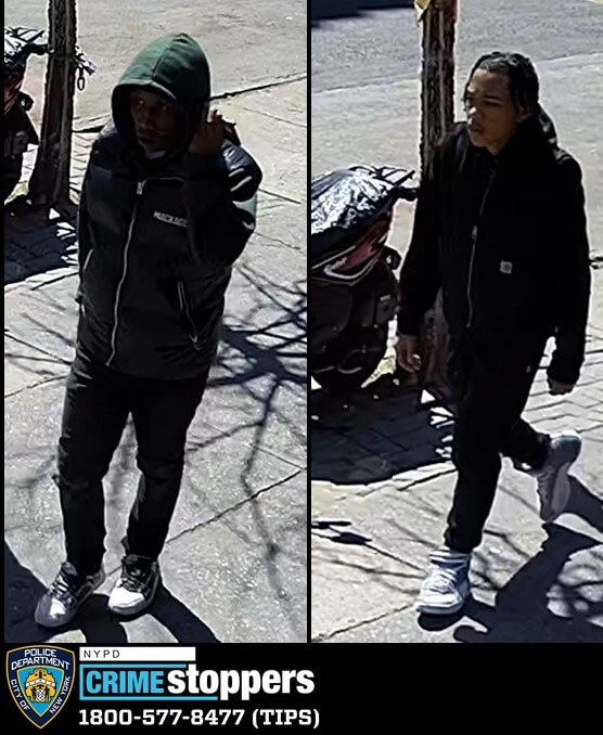 Photo of two men who are wanted in connection to a gunfight