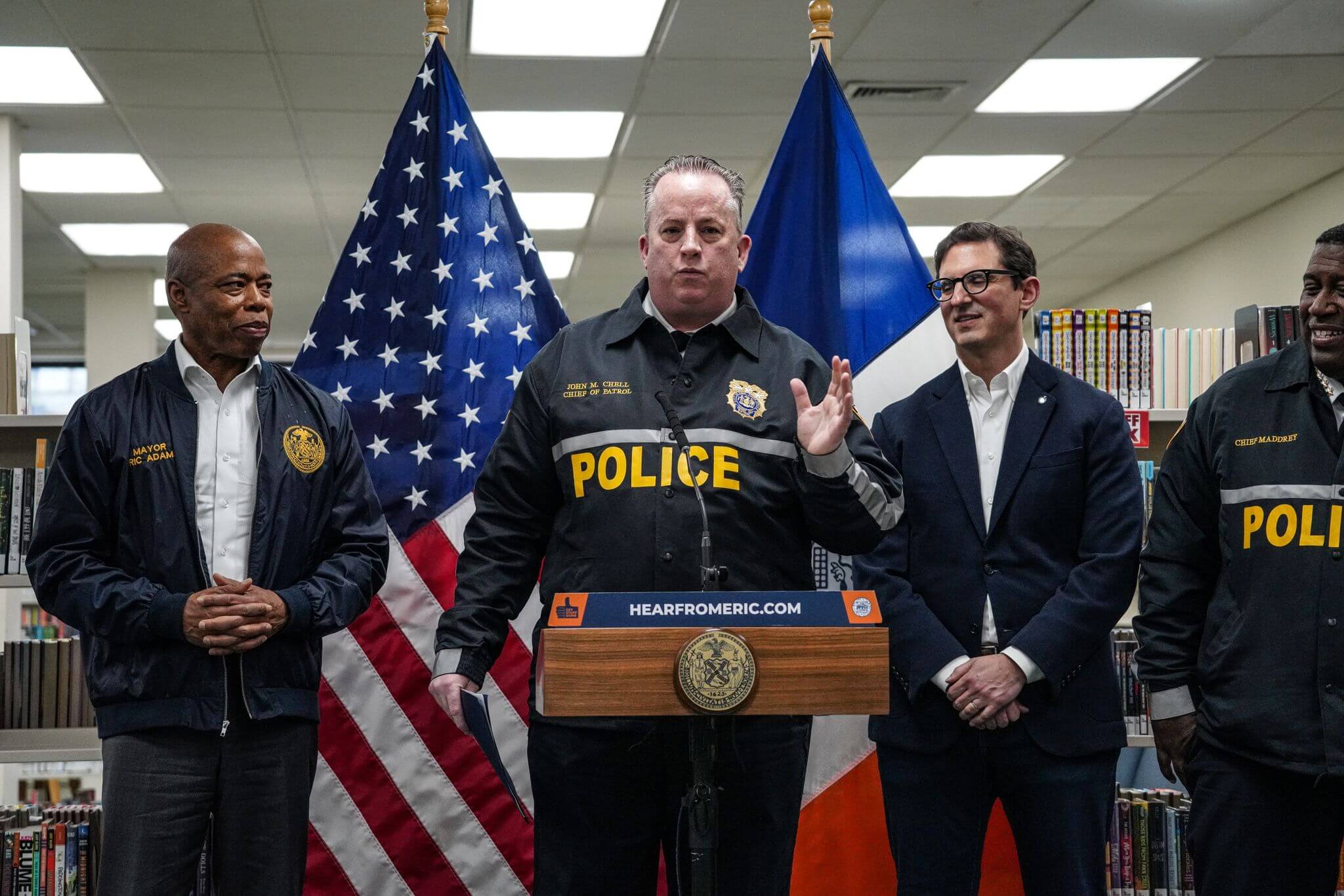 Mayor, where's my car? Adams, NYPD donate Apple AirTags to catch Bronx car thieves 9 NYPD Chief of Patrol John Chell