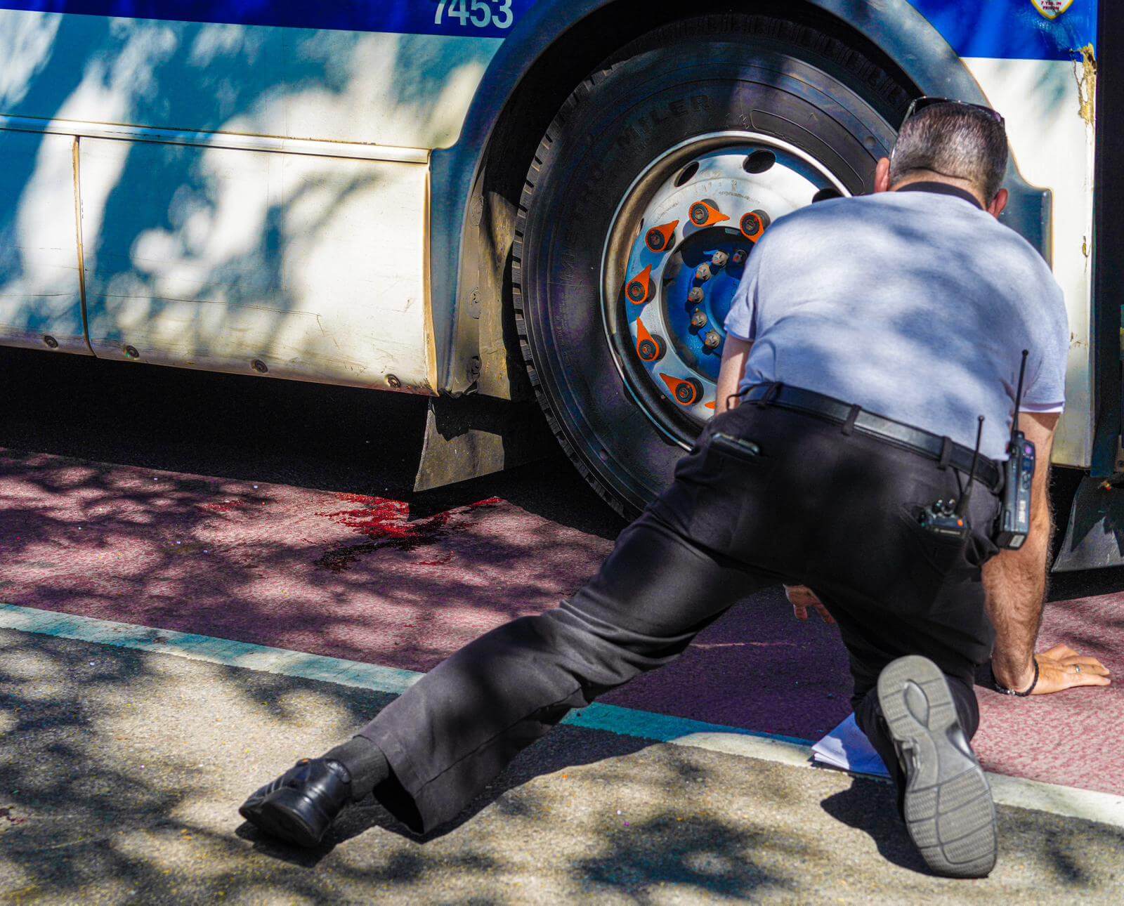 School launches GoFundMe for migrant child hit by MTA bus in Queens 3 Blood could be observed at the scene