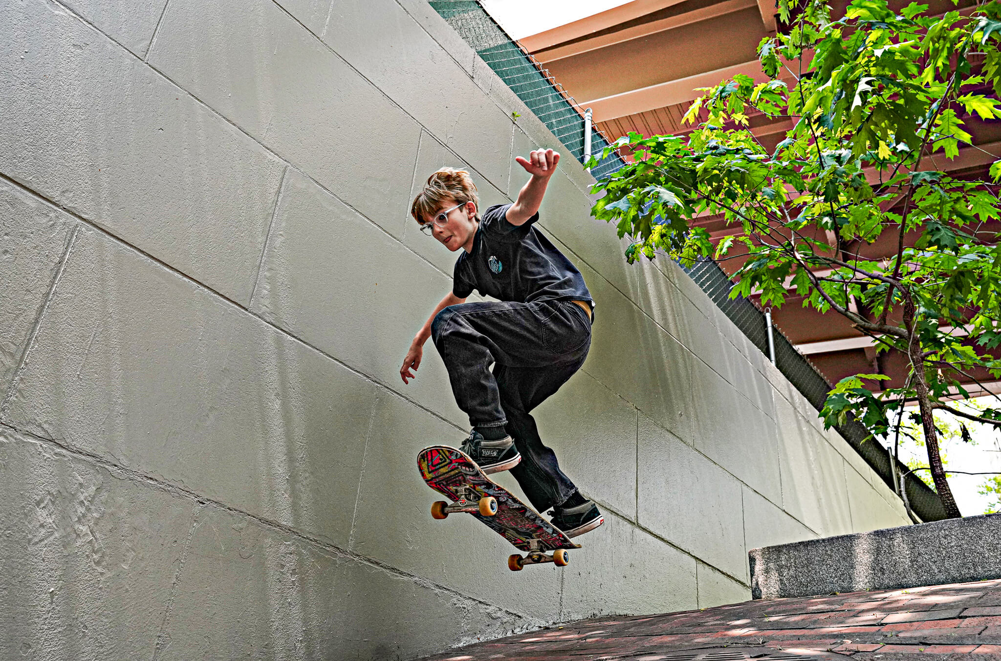Rolling through 'The Arches': Lower Manhattan skatepark beneath the Brooklyn Bridge officially opens 13 Skater