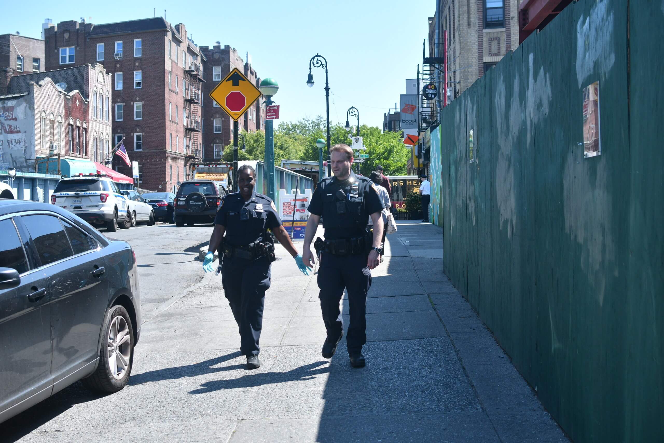 Brooklyn shooting leaves two men injured in broad daylight 10 Incident Scene