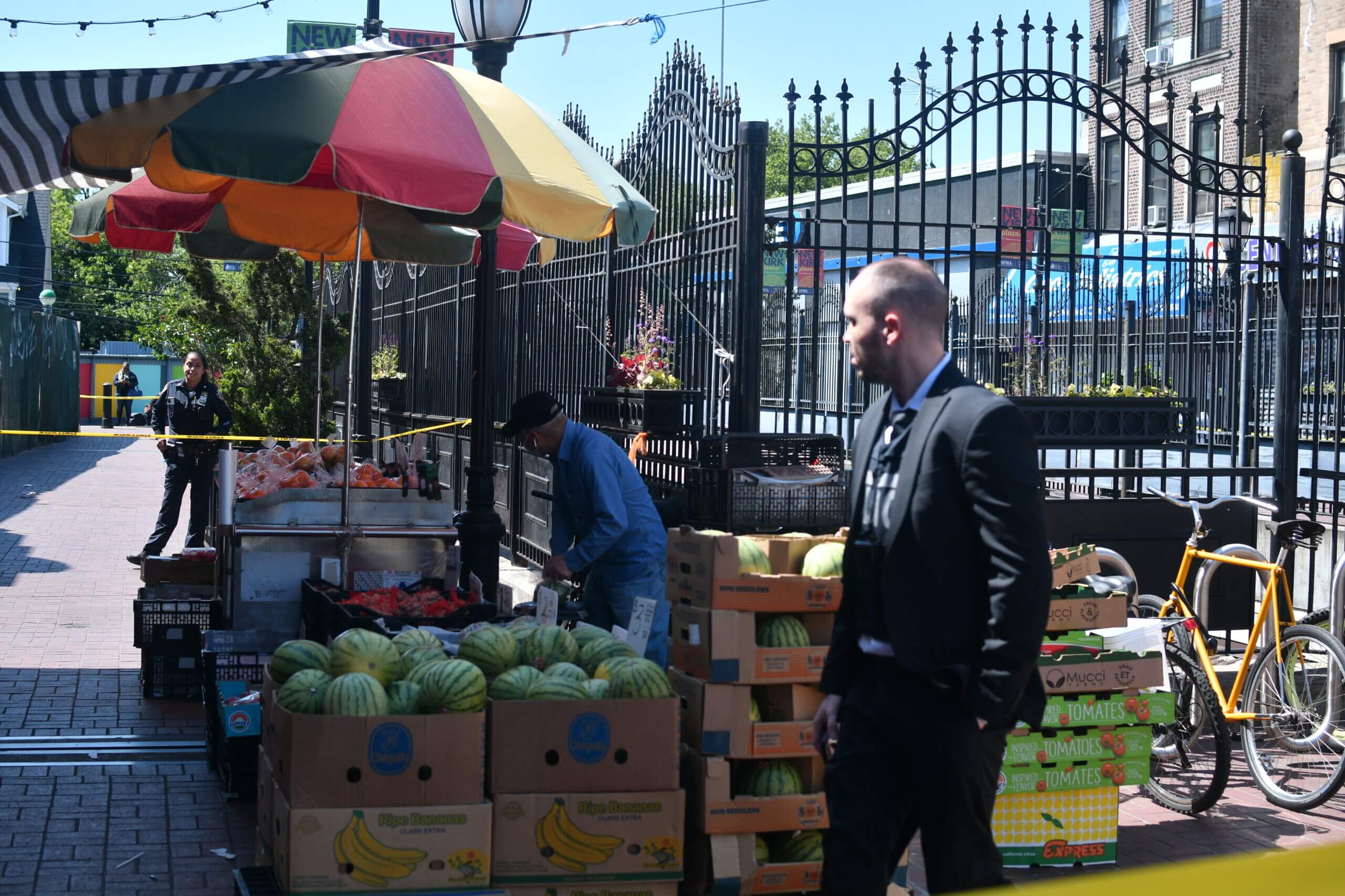 Brooklyn shooting leaves two men injured in broad daylight 12 Incident Scene