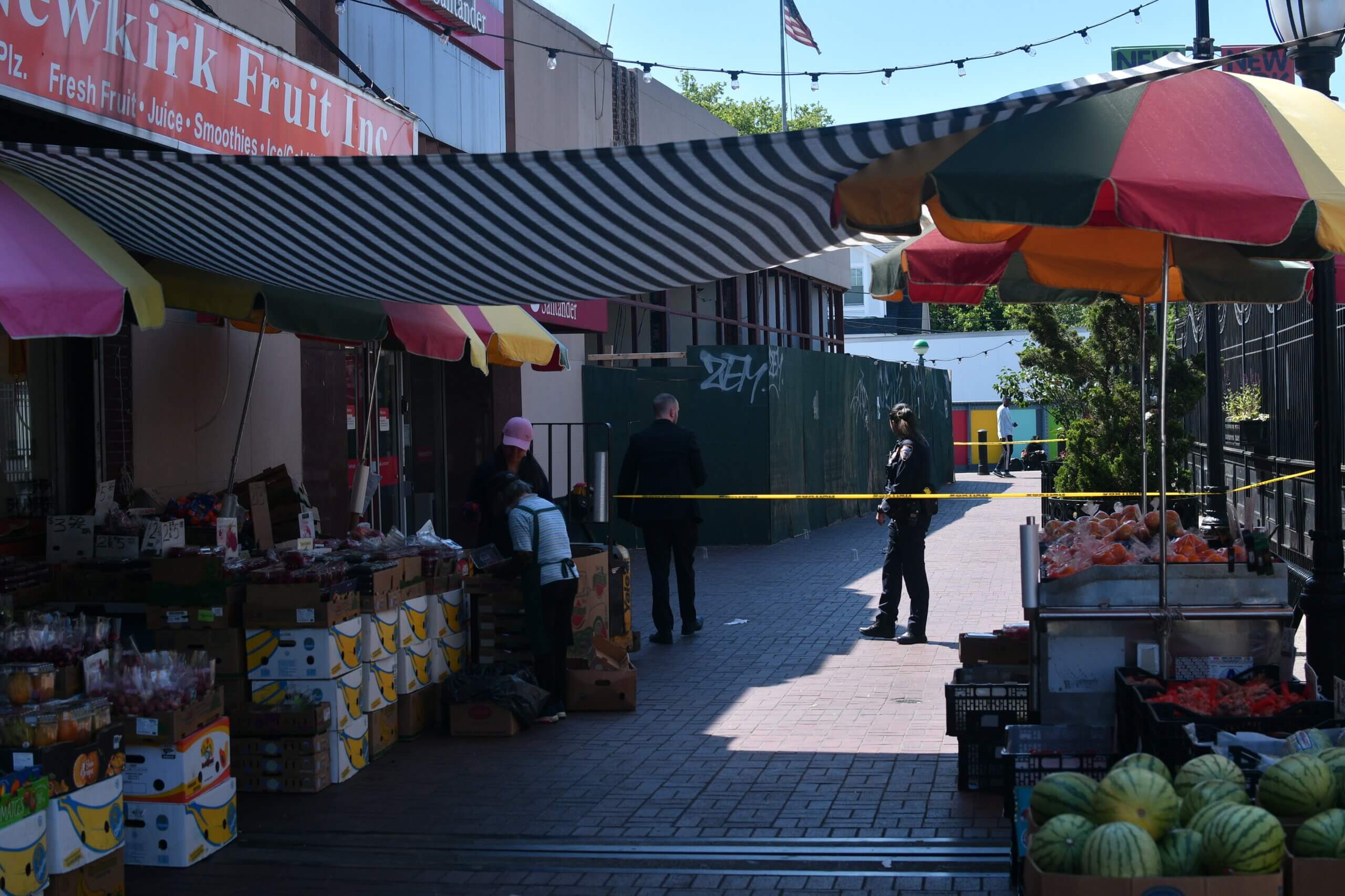 Brooklyn shooting leaves two men injured in broad daylight 13 Incident Scene