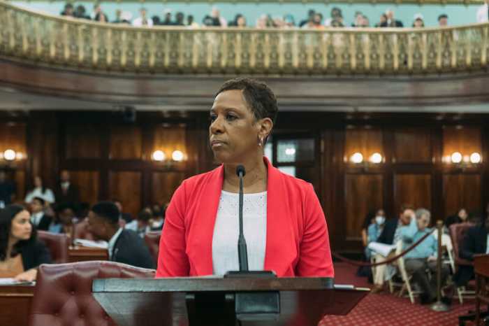City Council approves $107B FY24 budget despite protests from progressive members 4 City Council Speaker Adrienne Adams threatens lawsuit over housing voucher law