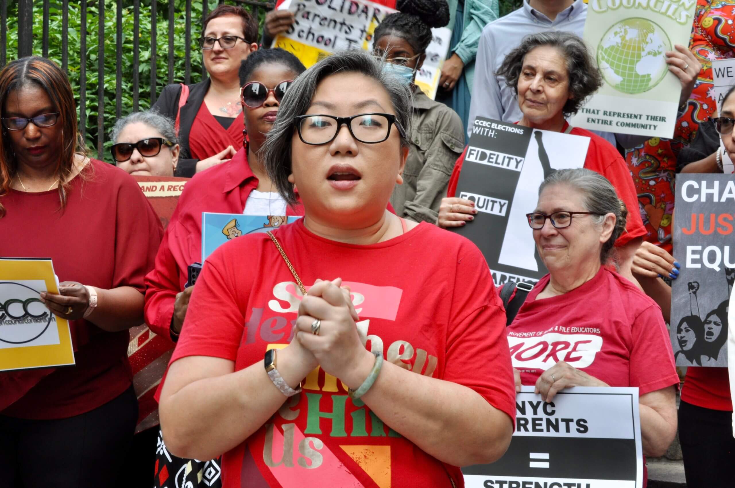 NYC parents express doubts over Education Council election results, demand independent audit from DOE 8 Paullette Healy